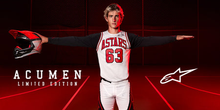 Kalhoty Alpinestars Techstar limitovaná edice Acumen bílá/černá/červená