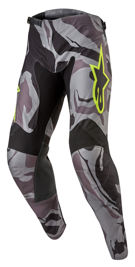 Kalhoty Alpinestars Racer Tactical šedá camo/žlutá fluo/černá