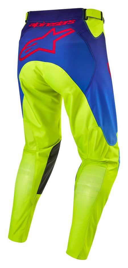 Kalhoty Alpinestars Racer Hoen žlutá fluo/modrá/červená