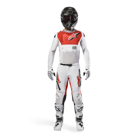 Kalhoty Alpinestars Supertech Ward bílá/oranžová