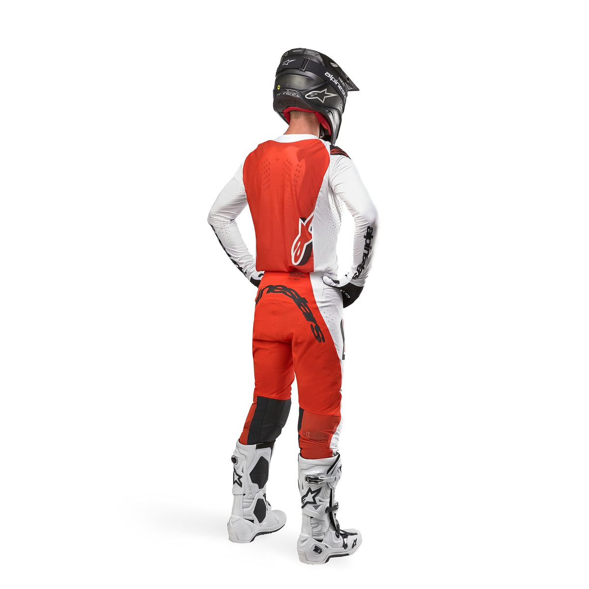 Kalhoty Alpinestars Supertech Ward bílá/oranžová