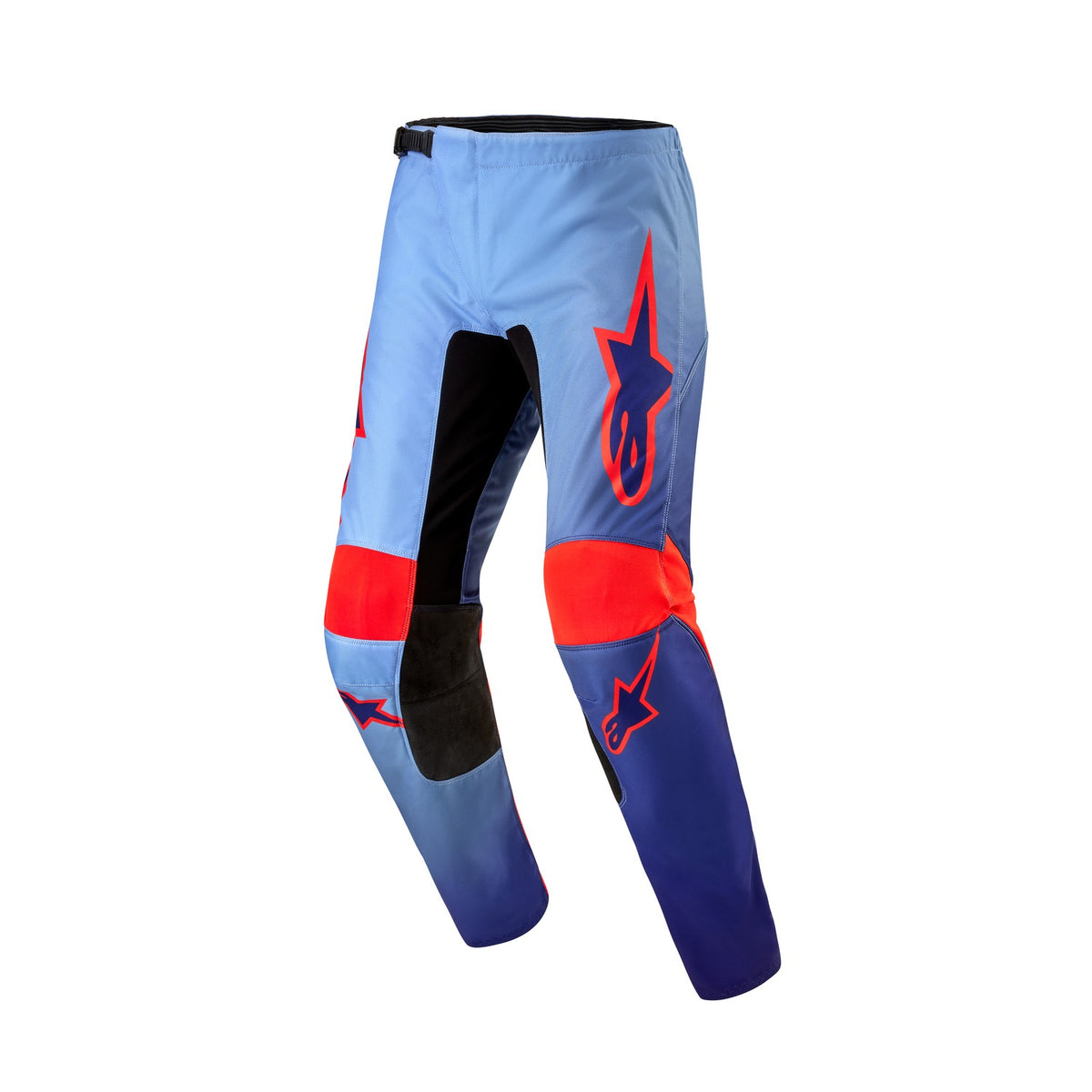 Kalhoty Alpinestars Fluid Lucent modrá/světle modrá/oranžová