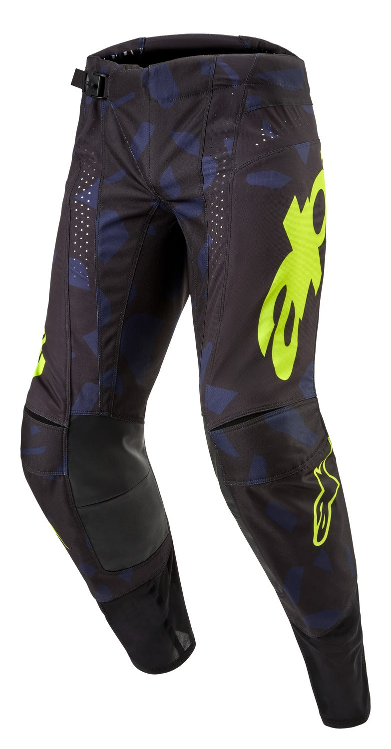 Kalhoty Alpinestars Techstar Rantera černá/modrá/žlutá fluo