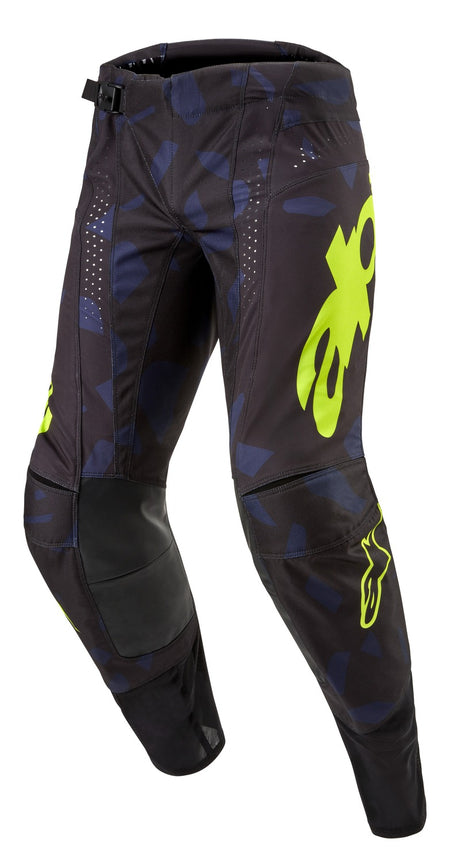 Kalhoty Alpinestars Techstar Rantera černá/modrá/žlutá fluo
