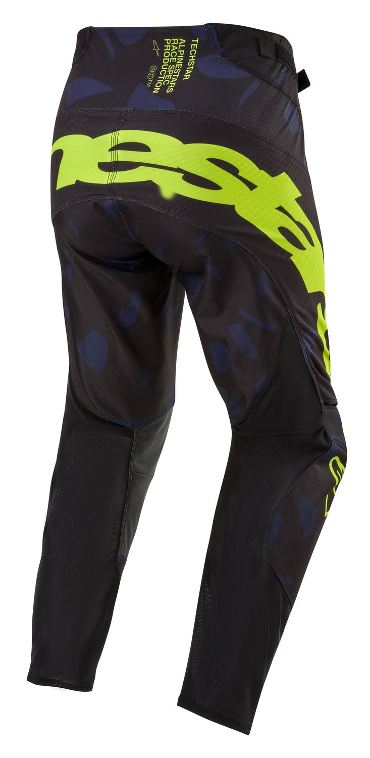 Kalhoty Alpinestars Techstar Rantera černá/modrá/žlutá fluo