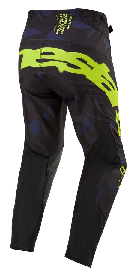 Kalhoty Alpinestars Techstar Rantera černá/modrá/žlutá fluo
