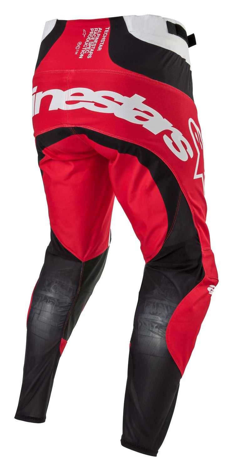 Kalhoty Alpinestars Techstar Ocuri červená/bílá/černá