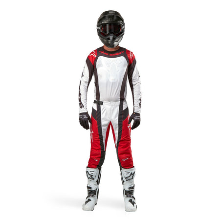 Kalhoty Alpinestars Techstar Ocuri červená/bílá/černá