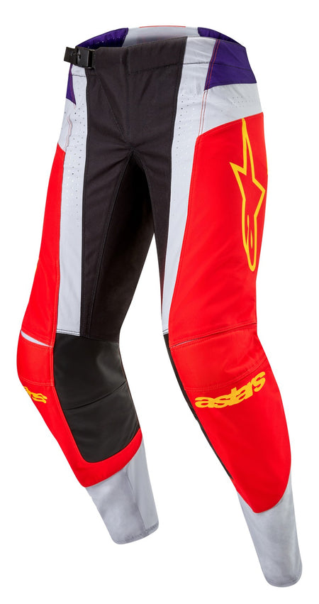 Kalhoty Alpinestars Techstar Ocuri oranžová/šedá/fialová/žlutá