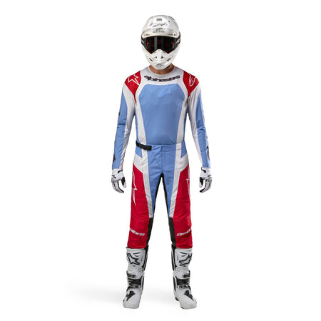 Kalhoty Alpinestars Techstar Ocuri světle modrá/bílá/červená