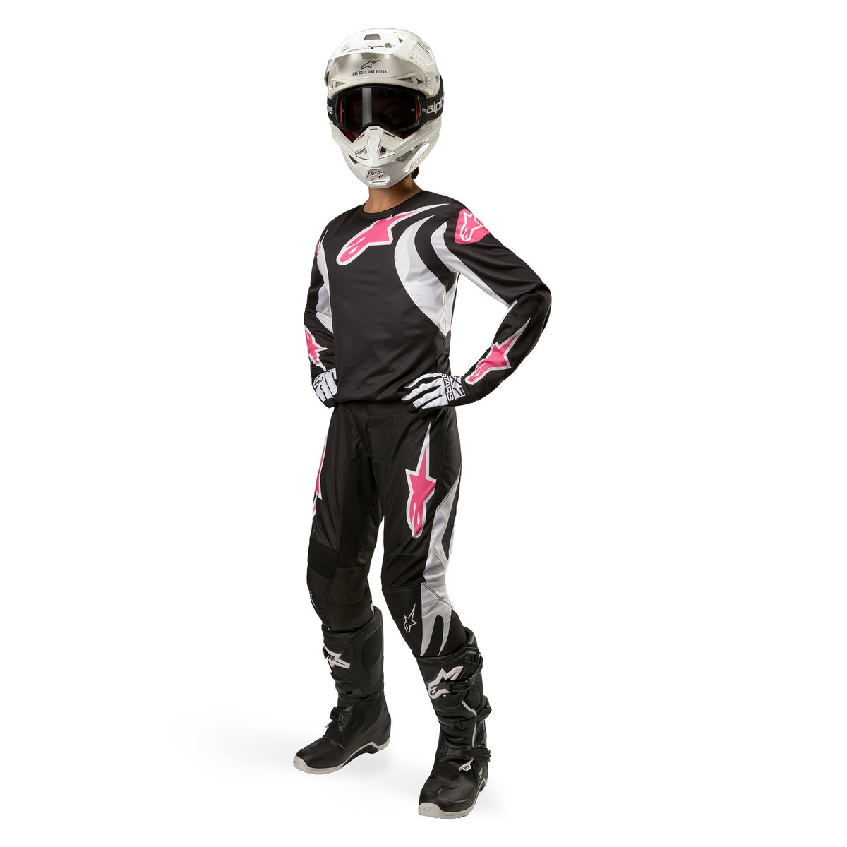 Dámské kalhoty Alpinestars Stella Fluid černá/bílá