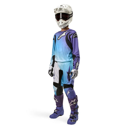 Dámské kalhoty Alpinestars Stella Fluid bílá/fialová