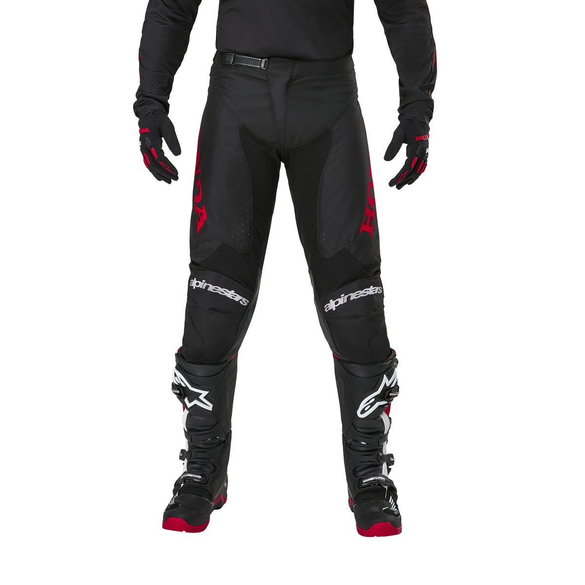 Kalhoty Alpinestars Racer Iconic Honda černá/červená