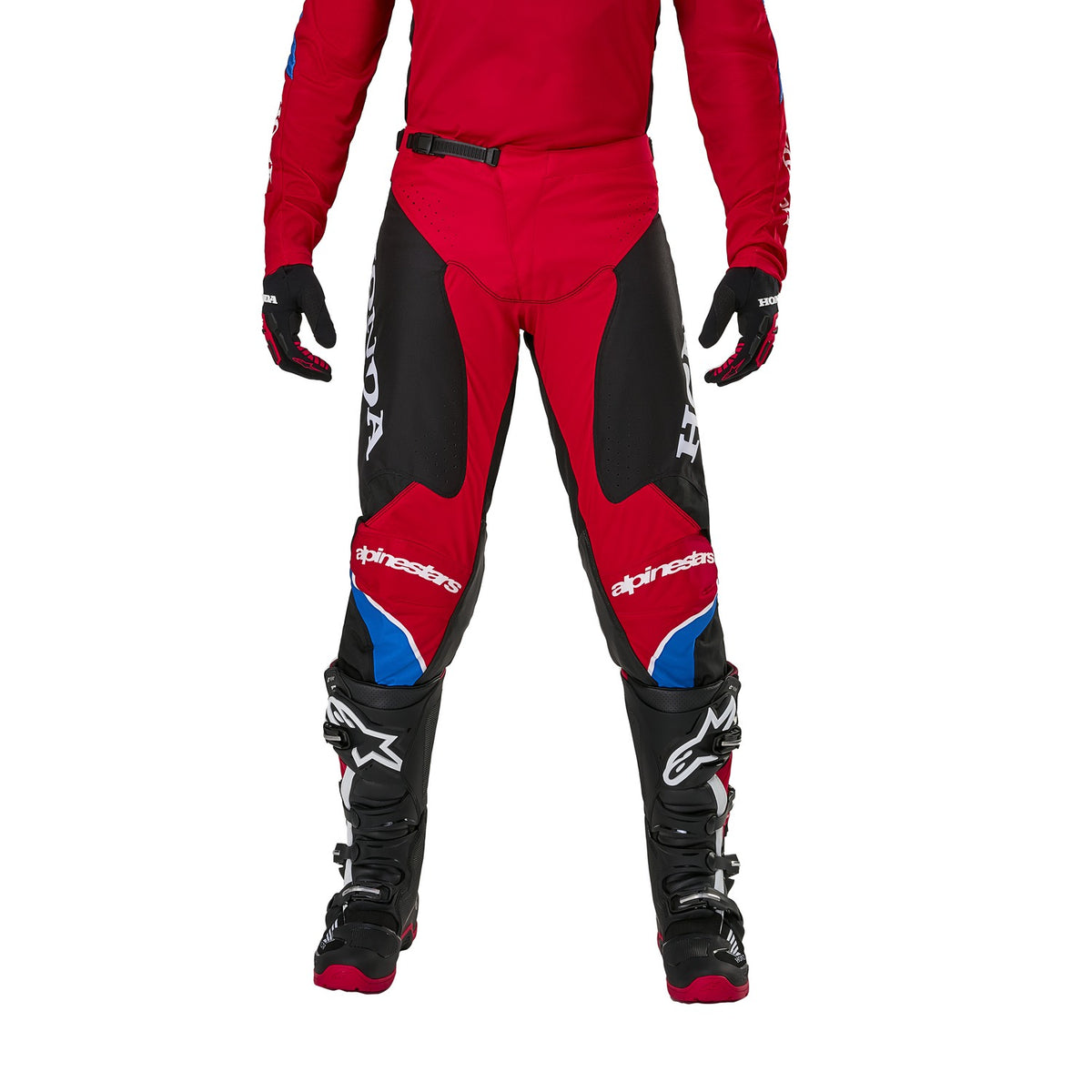 Kalhoty Alpinestars Racer Iconic Honda červená/černá/modrá/bílá