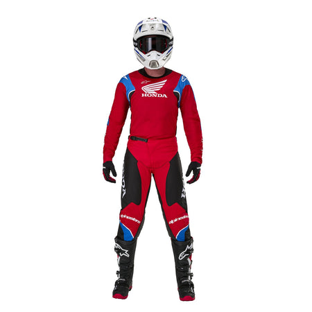 Kalhoty Alpinestars Racer Iconic Honda červená/černá/modrá/bílá