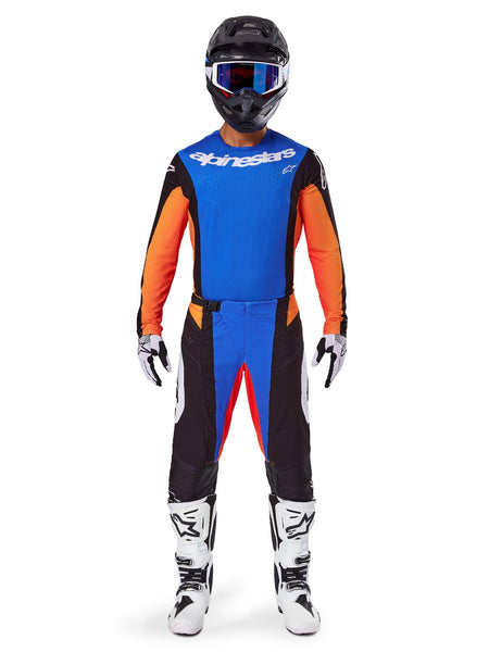 Kalhoty Alpinestars Techstar Melt oranžová/modrá
