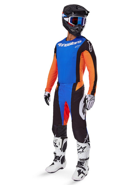 Kalhoty Alpinestars Techstar Melt oranžová/modrá