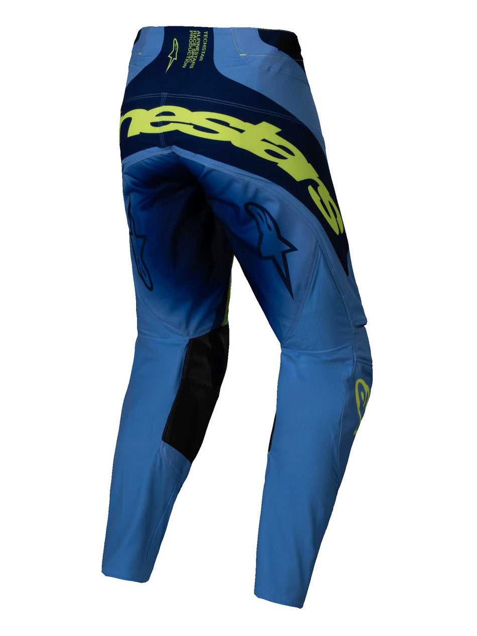 Kalhoty Alpinestars Techstar Melt žlutá fluo/modrá