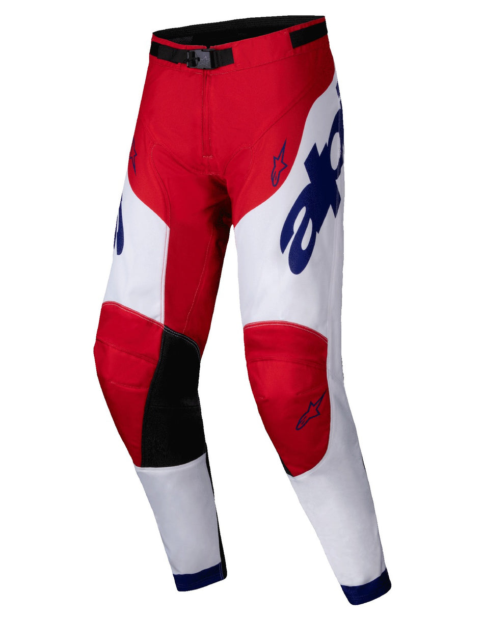 Kalhoty Alpinestars Racer Veil červená/bílá