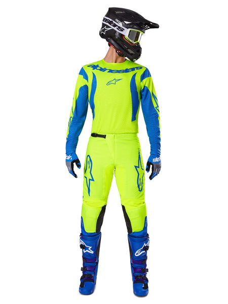 Kalhoty Alpinestars Fluid Haul žlutá fluo/modrá