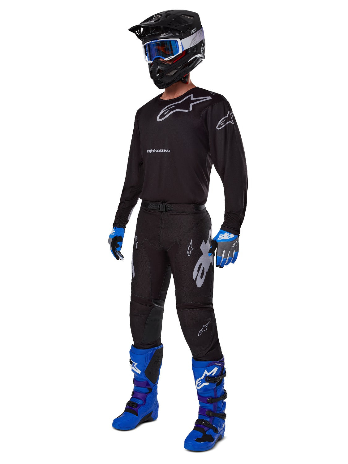 Kalhoty Alpinestars Racer Graphite černá/šedá