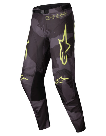 Kalhoty Alpinestars Racer Hollow tmavá camo/žlutá fluo