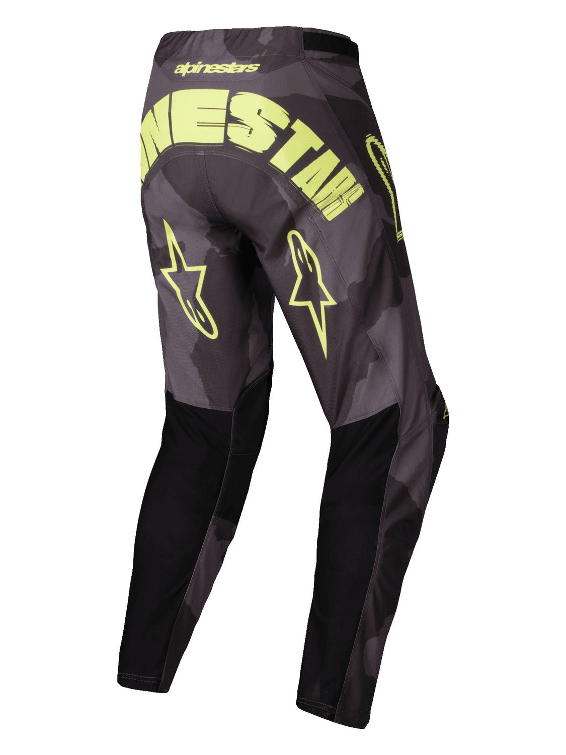 Kalhoty Alpinestars Racer Hollow tmavá camo/žlutá fluo
