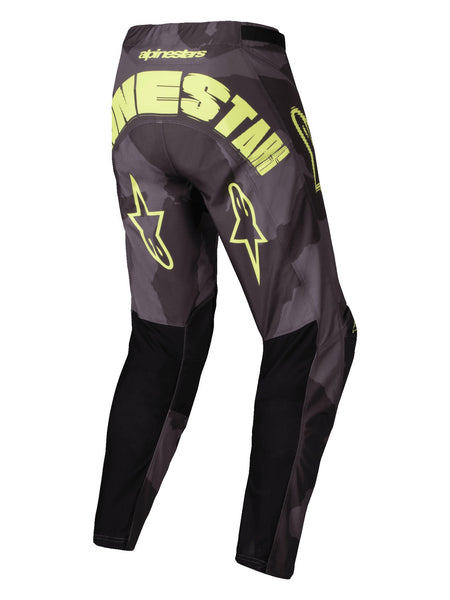Kalhoty Alpinestars Racer Hollow tmavá camo/žlutá fluo