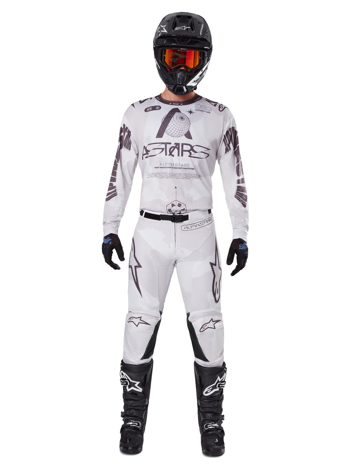 Kalhoty Alpinestars Racer Hollow světlá camo/hnědá