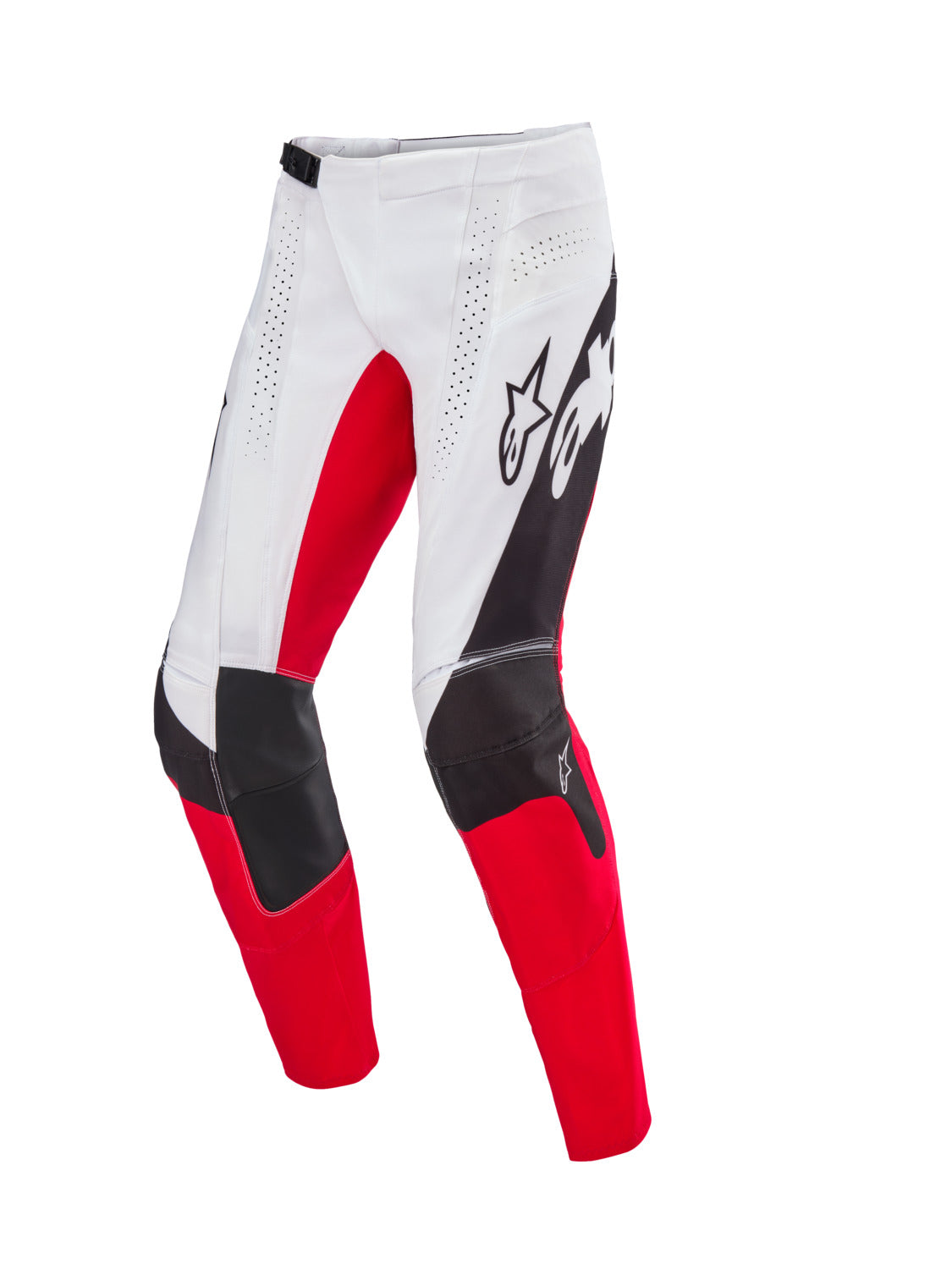 Kalhoty Alpinestars Techstar limitovaná edice Deep černá/bílá/červená fluo/oranžová