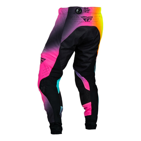 Kalhoty Fly Racing Lite LE Legacy růžová/modrá, hi-vis