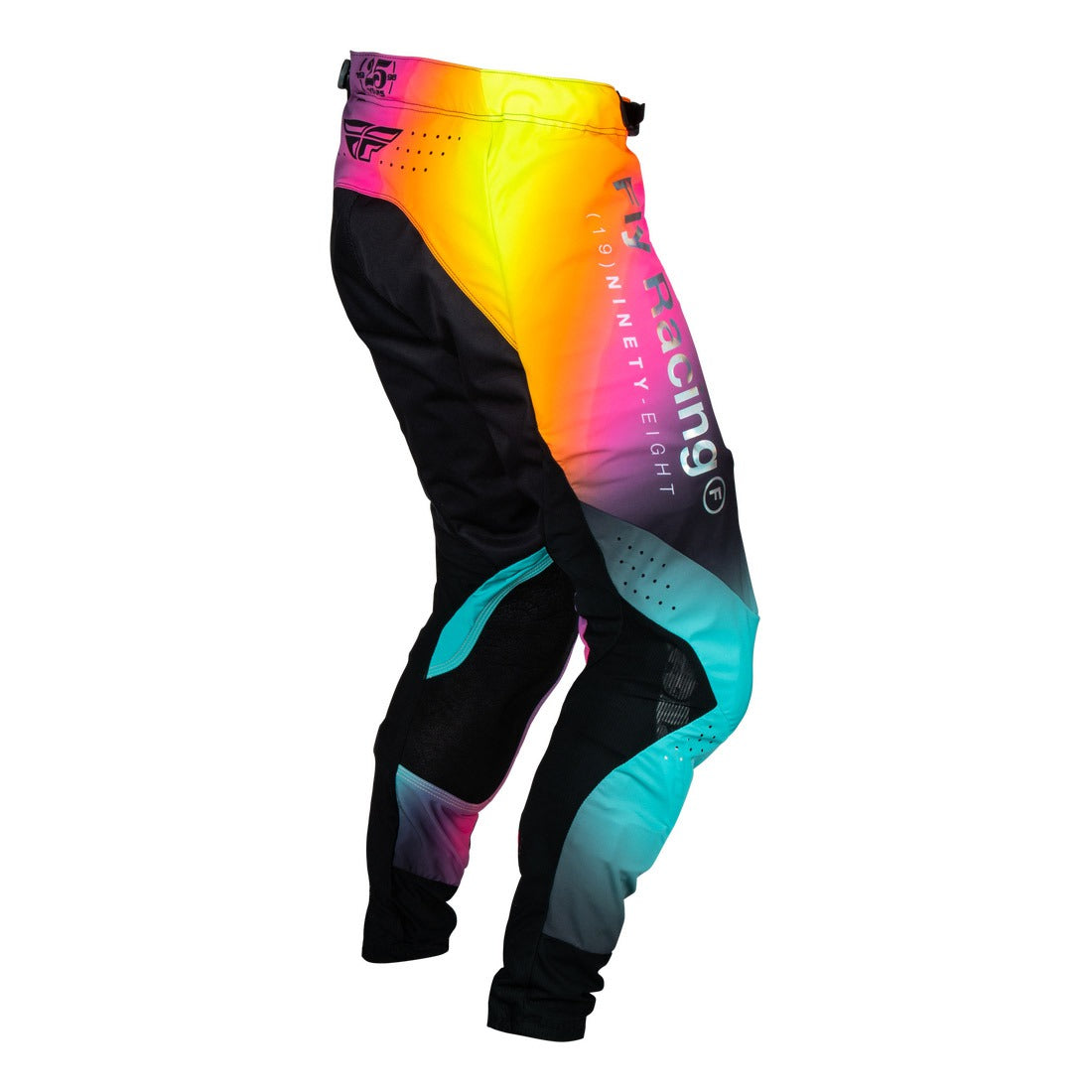 Kalhoty Fly Racing Lite LE Legacy růžová/modrá, hi-vis