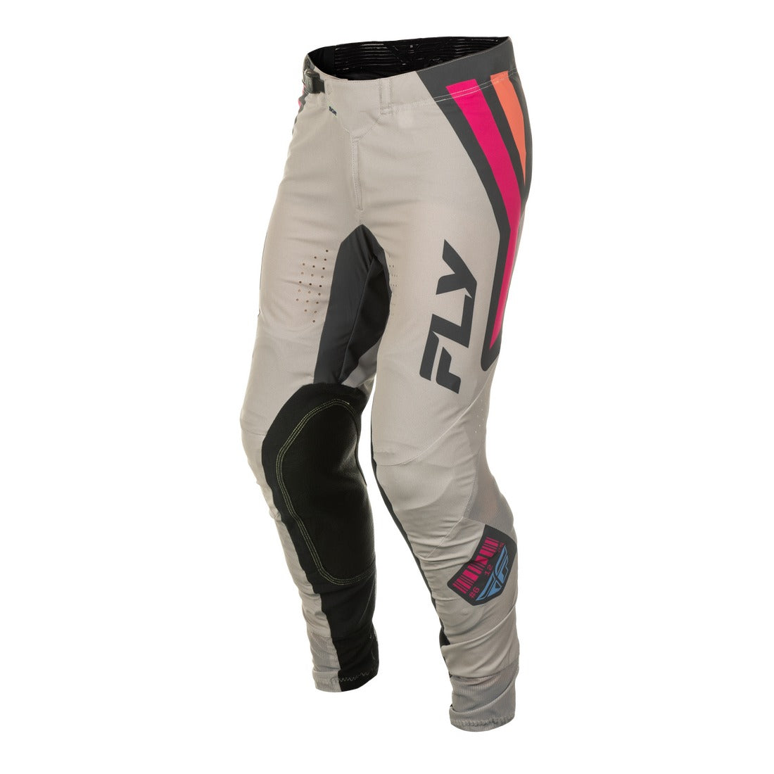 Kalhoty Fly Racing Lite Vice šedá/růžová