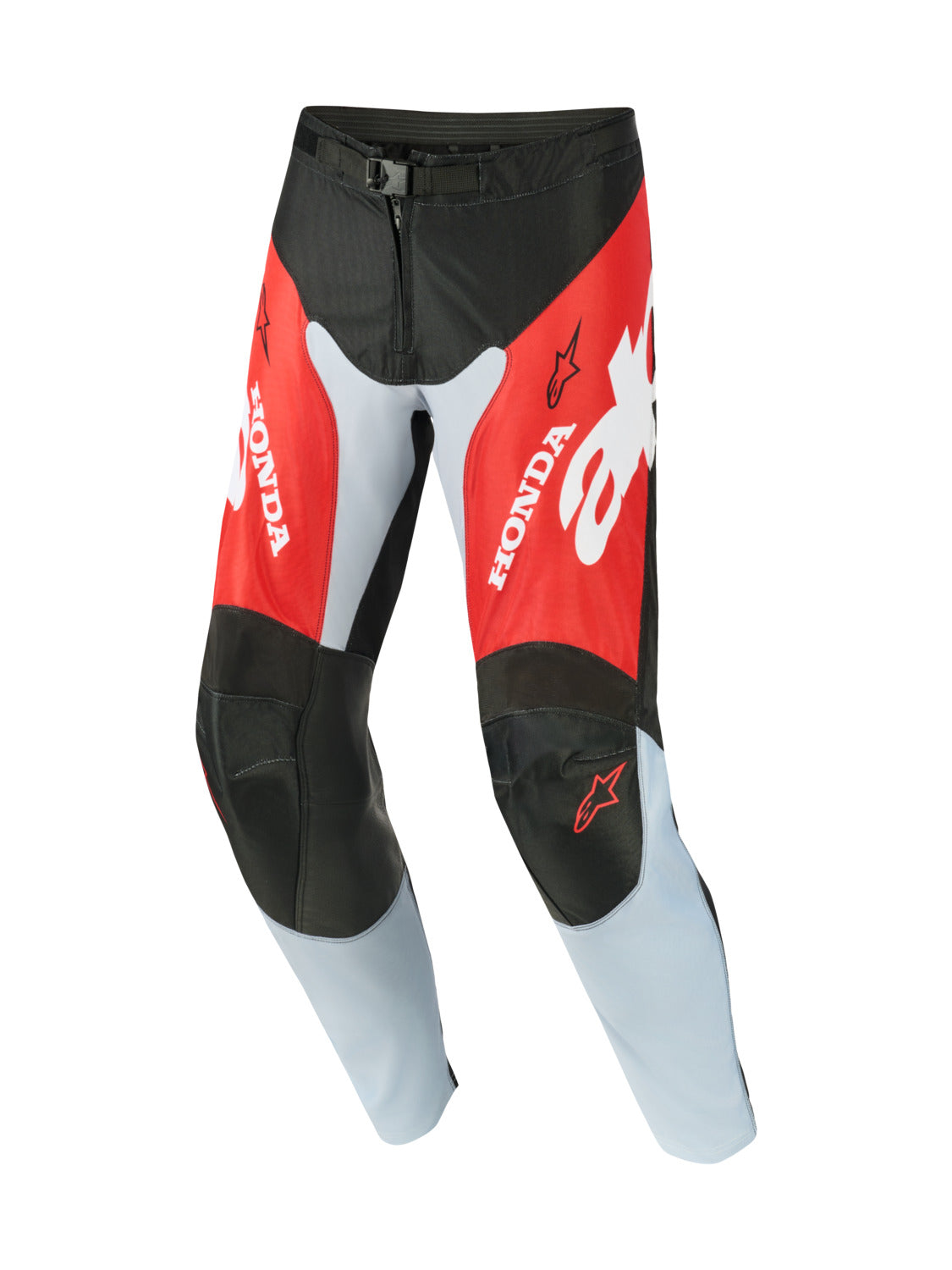 Kalhoty Alpinestars Racer Veil Honda černá/šedá/červená/žlutá