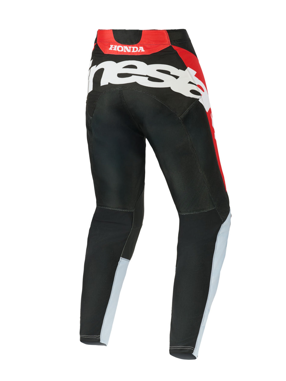 Kalhoty Alpinestars Racer Veil Honda černá/šedá/červená/žlutá