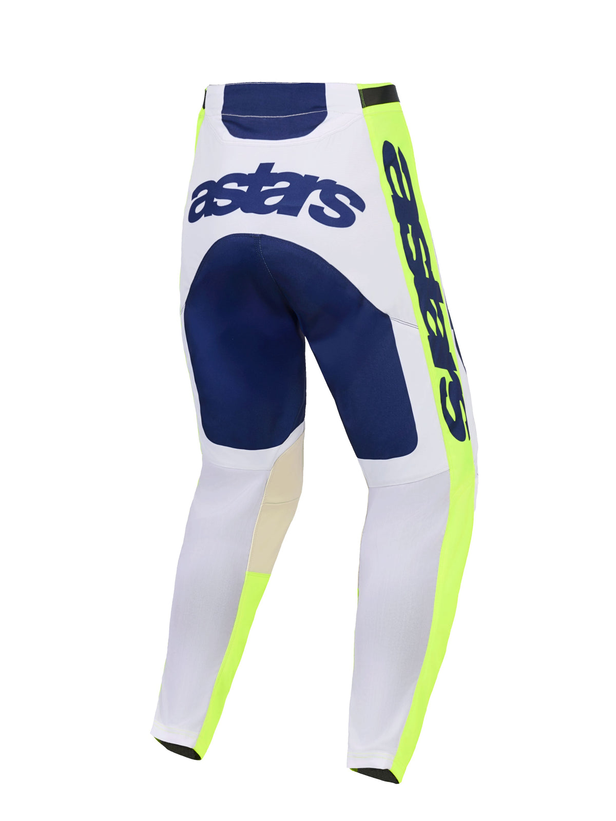 Kalhoty Alpinestars Racer AIR Riway světle šedá/žlutá fluo/modrá