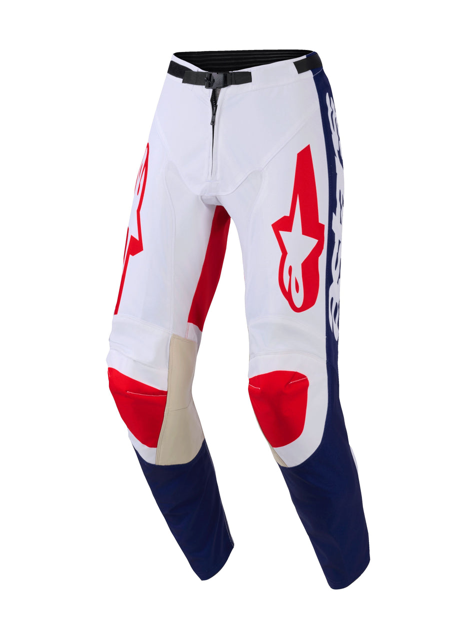 Kalhoty Alpinestars Racer Riway bílá/modrá/červená