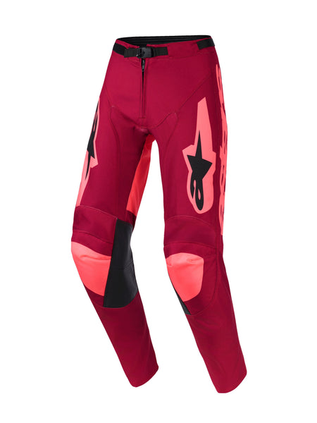 Kalhoty Alpinestars Racer Riway tmavě červená/korálová