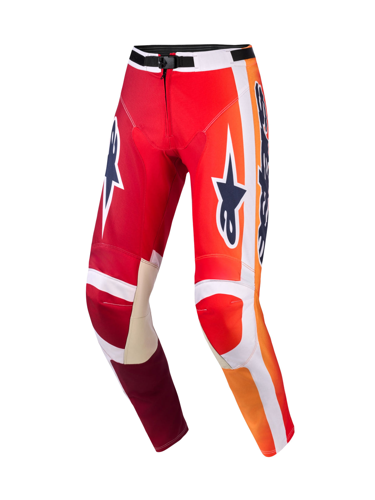Kalhoty Alpinestars Racer Portl červená/oranžová/světle šedá