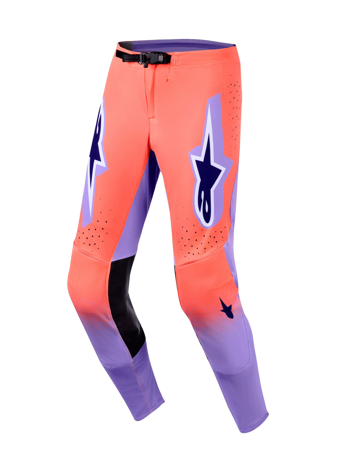 Kalhoty Alpinestars Supertech Scenz oranžová korálová/fialová