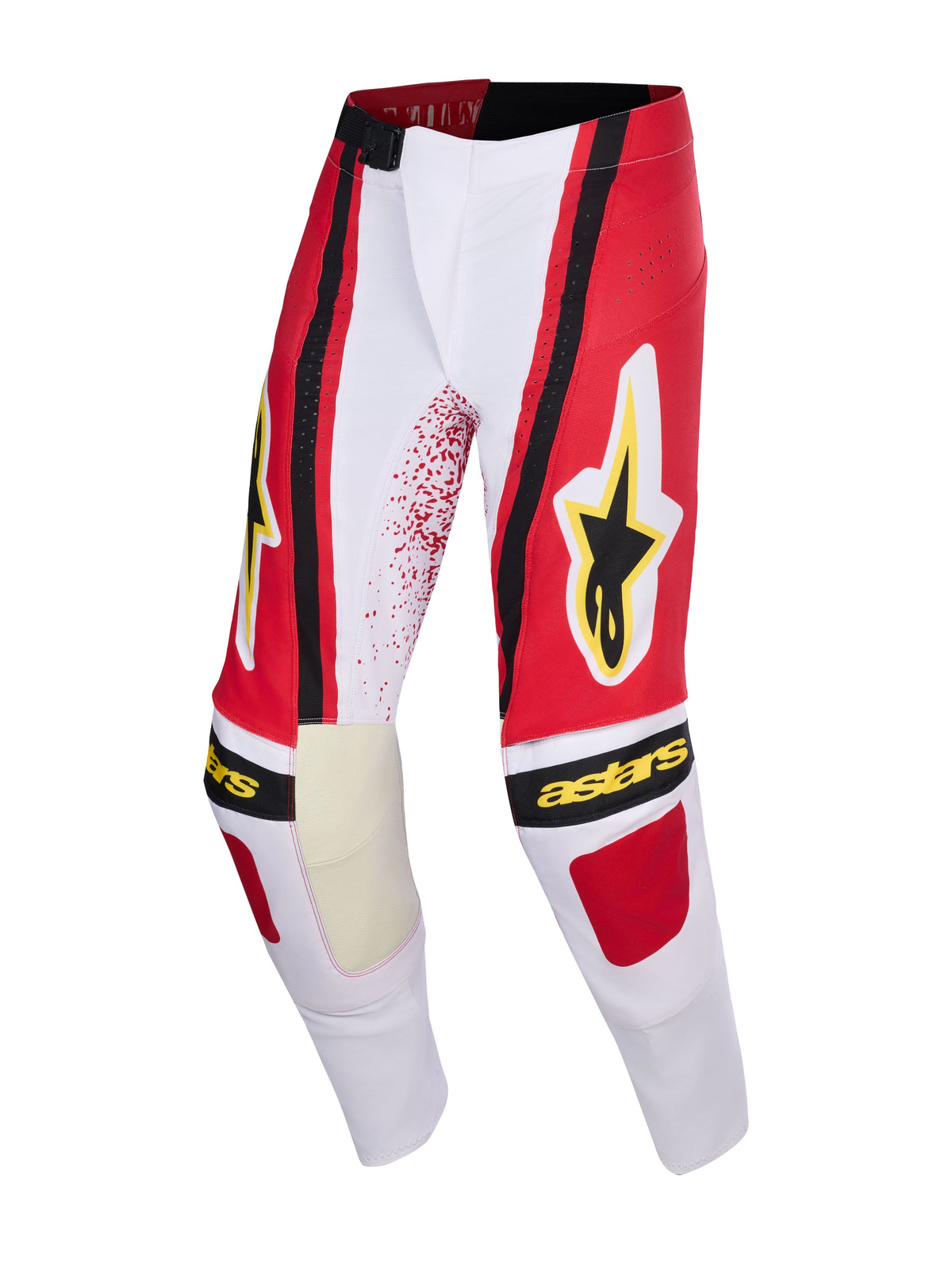 Kalhoty Alpinestars Techstar Nomur světle šedá/červená/černá/žlutá