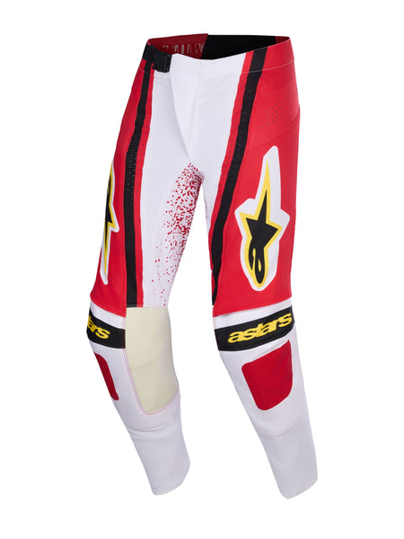 Kalhoty Alpinestars Techstar Nomur světle šedá/červená/černá/žlutá