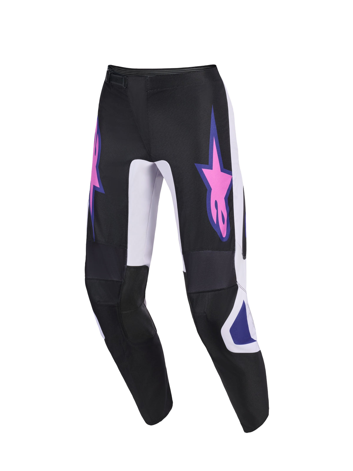 Kalhoty Alpinestars Fluid Grid černá/světle šedá/fialová