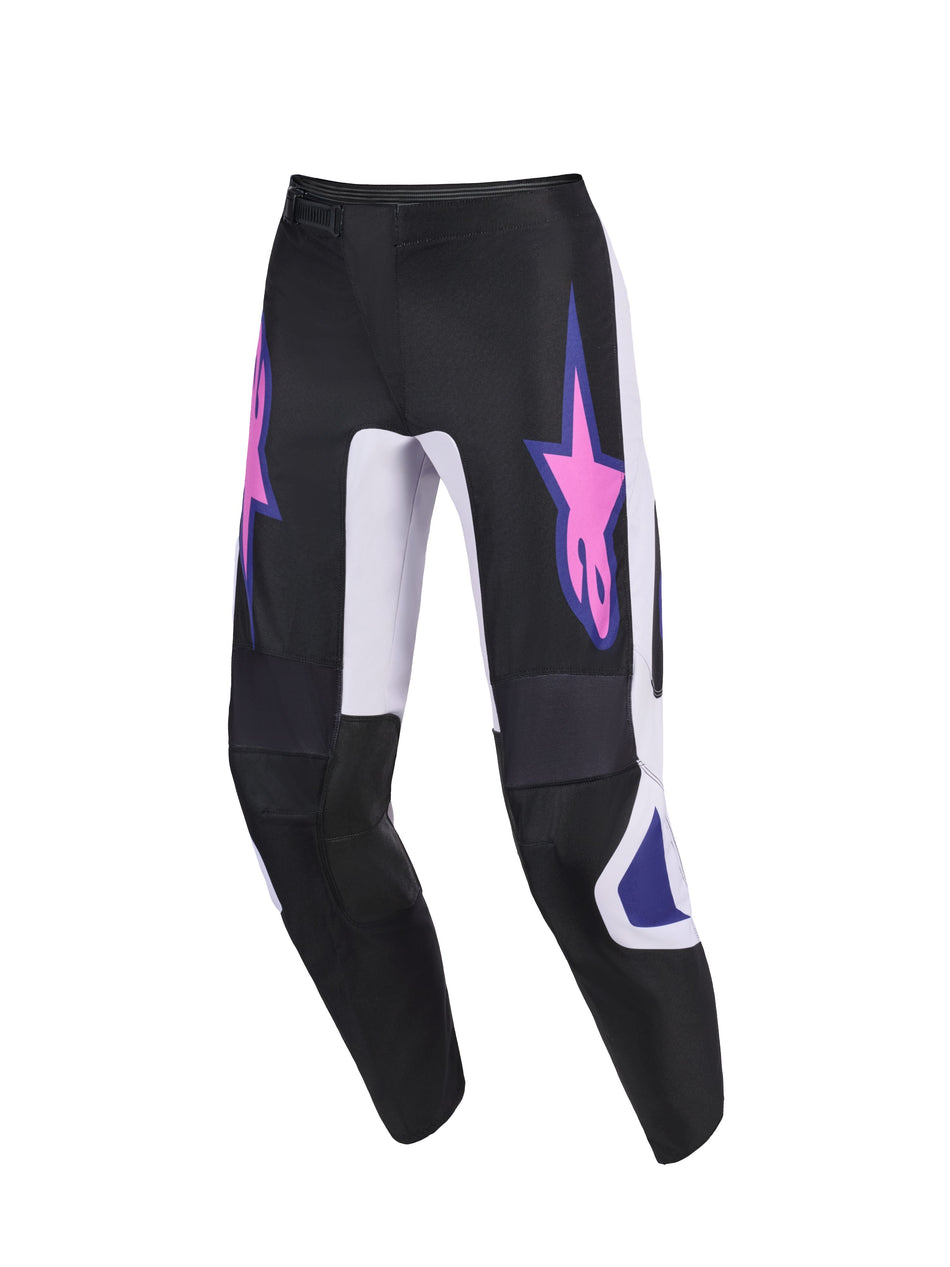 Kalhoty Alpinestars Fluid Grid černá/světle šedá/fialová