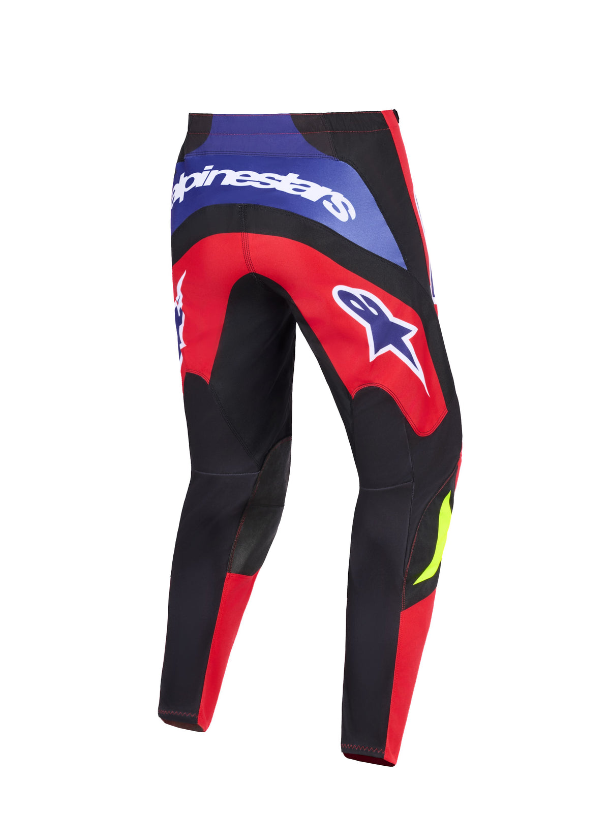 Kalhoty Alpinestars Fluid Grid červená/černá/fialová/žlutá fluo