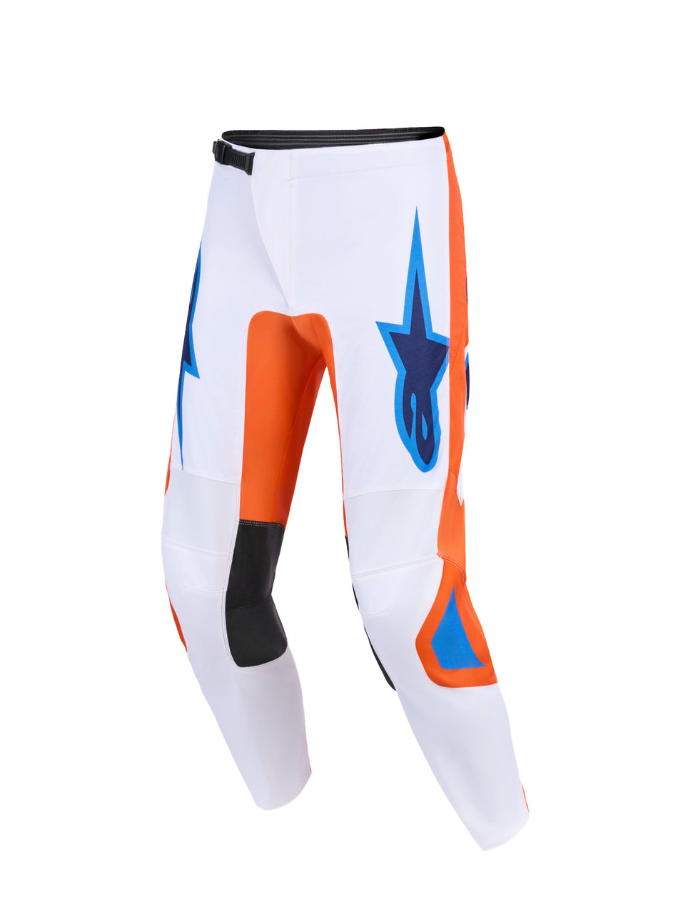 Kalhoty Alpinestars Fluid Grid oranžová/modrá/bílá