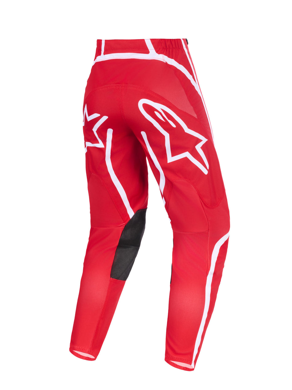 Kalhoty Alpinestars Fluid Apex červená/bílá