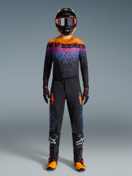 Kalhoty Alpinestars Supertech limitovaná edice Black Hole černá/multicolor