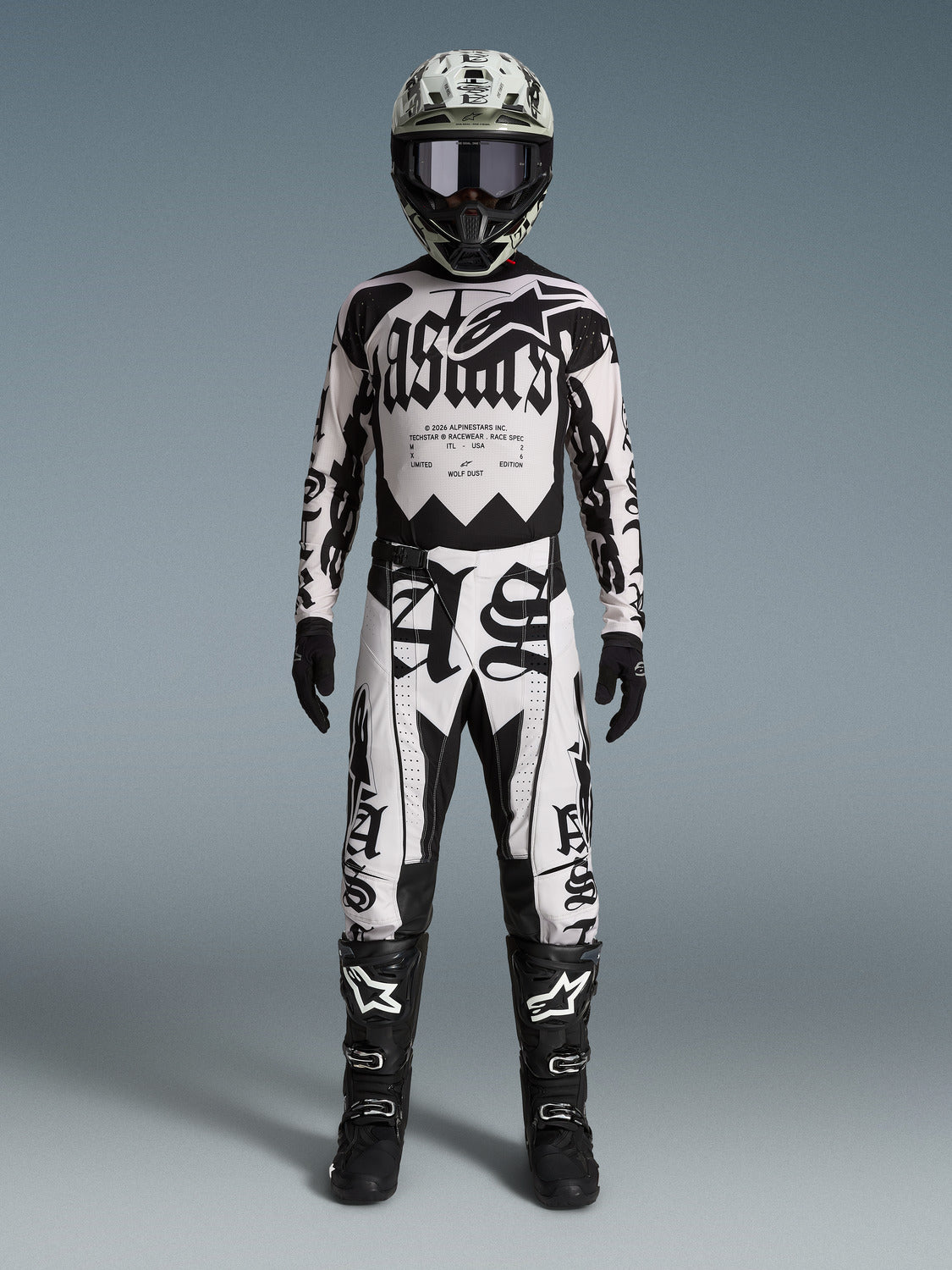 Kalhoty Alpinestars Techstar limitovaná edice Wolf Dust písková/černá