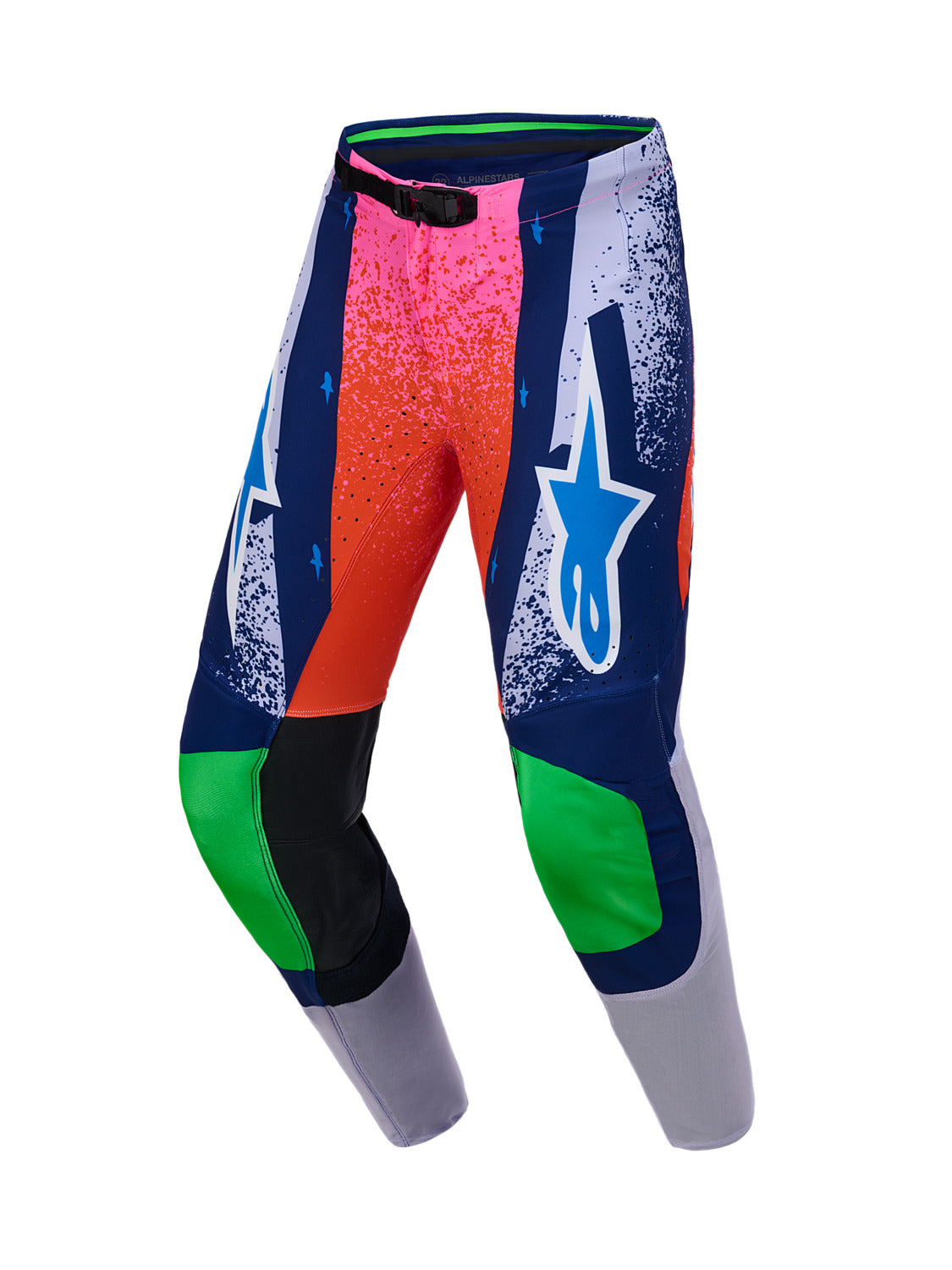 Kalhoty Alpinestars Supertech limitovaná edice Records šedá/multicolor